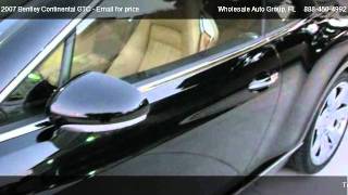Bentley Continental GTC Base @ Wholesale Auto Group