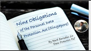 Nine Obligations Of Pdpa