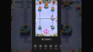 Santa Hog Rider challenge best deck for easy wins #clashroyale #christmas