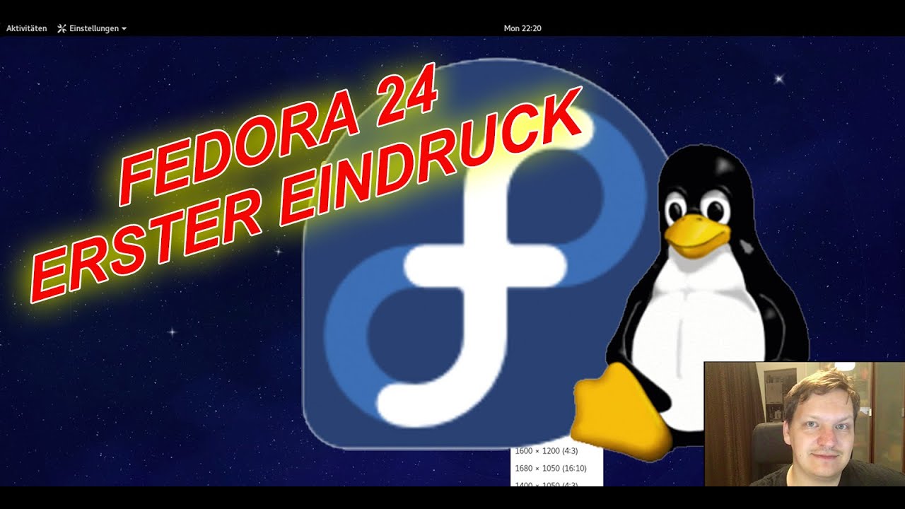 Fedora 24 erster Eindruck, Pflicht Apps installieren - YouTube