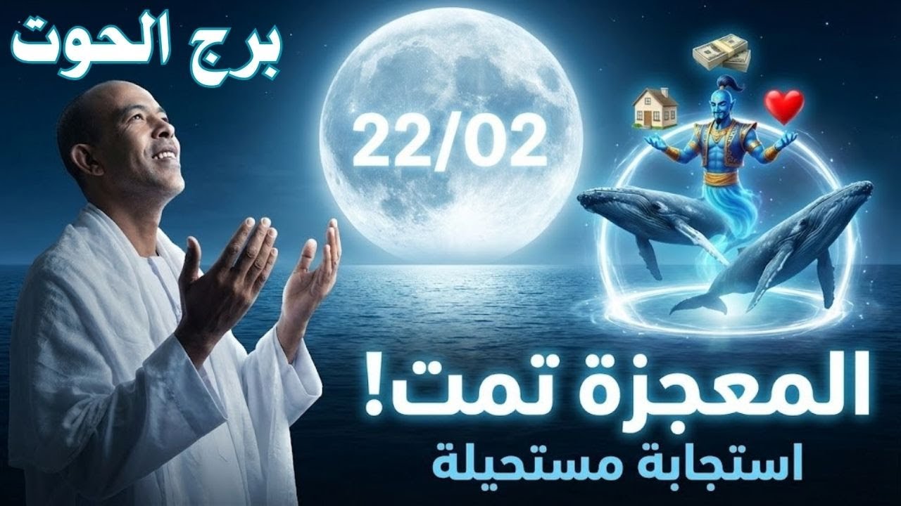 برج الحوت وتاريخ 22/02/2026⚠️يوم المعجزة الإلهية وتحقيق المستحيل♓كارما الانتقام من الظالم