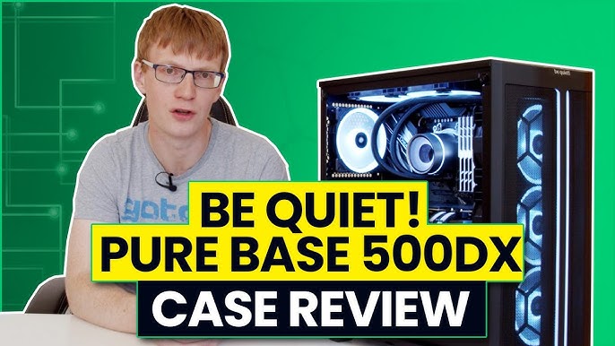 be quiet! Pure Base 500DX Black, Mid Tower ATX case, ARGB, 3 pre-Installed  Pure Wings 2, BGW37, Tempered Glass Window & Dark Rock Pro 4, BK022, 250W