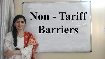 Non - Tariff Barriers