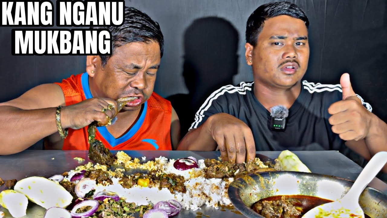 Kang nganu mukbang❤️❤️|| father vs king kong