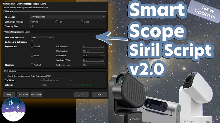 How the New Siril Smart Scope Script v2.0 Simplifies Astrophotography