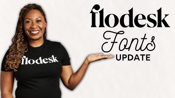 You Can UPLOAD YOUR BRAND FONTS to Flodesk Now | Flodesk Tutorial