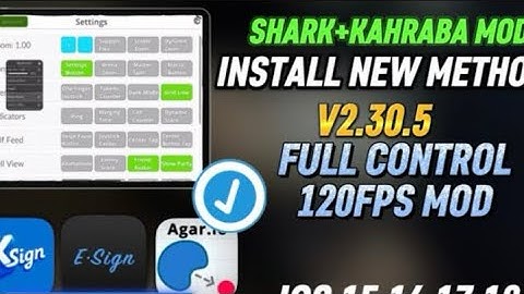AGARIO MOD MENU 2.30.5 AGARIO MOCRO ZOOM TUTORIAL IOS SCARLET ESIGN KSING (AGARIO MOBİLE)❤️ #agario 