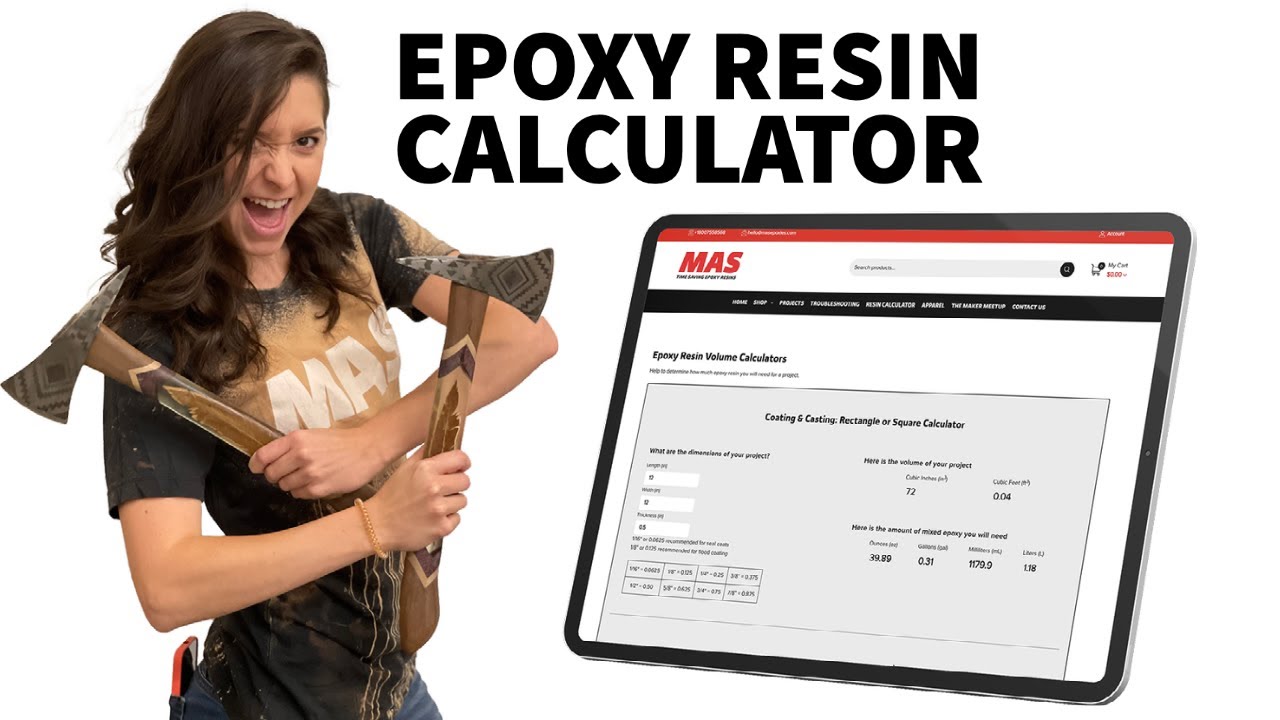 Epoxy Resin Calculator - How Much Epoxy You Need