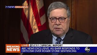 Attorney General Barr says he ‘won’t be bullied’ by Trump