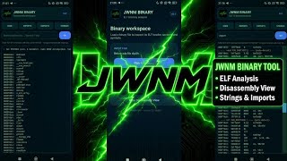 Information JWNM BINARY Tool - Aplikasi Reverse Engineering & ELF Analysis. Update