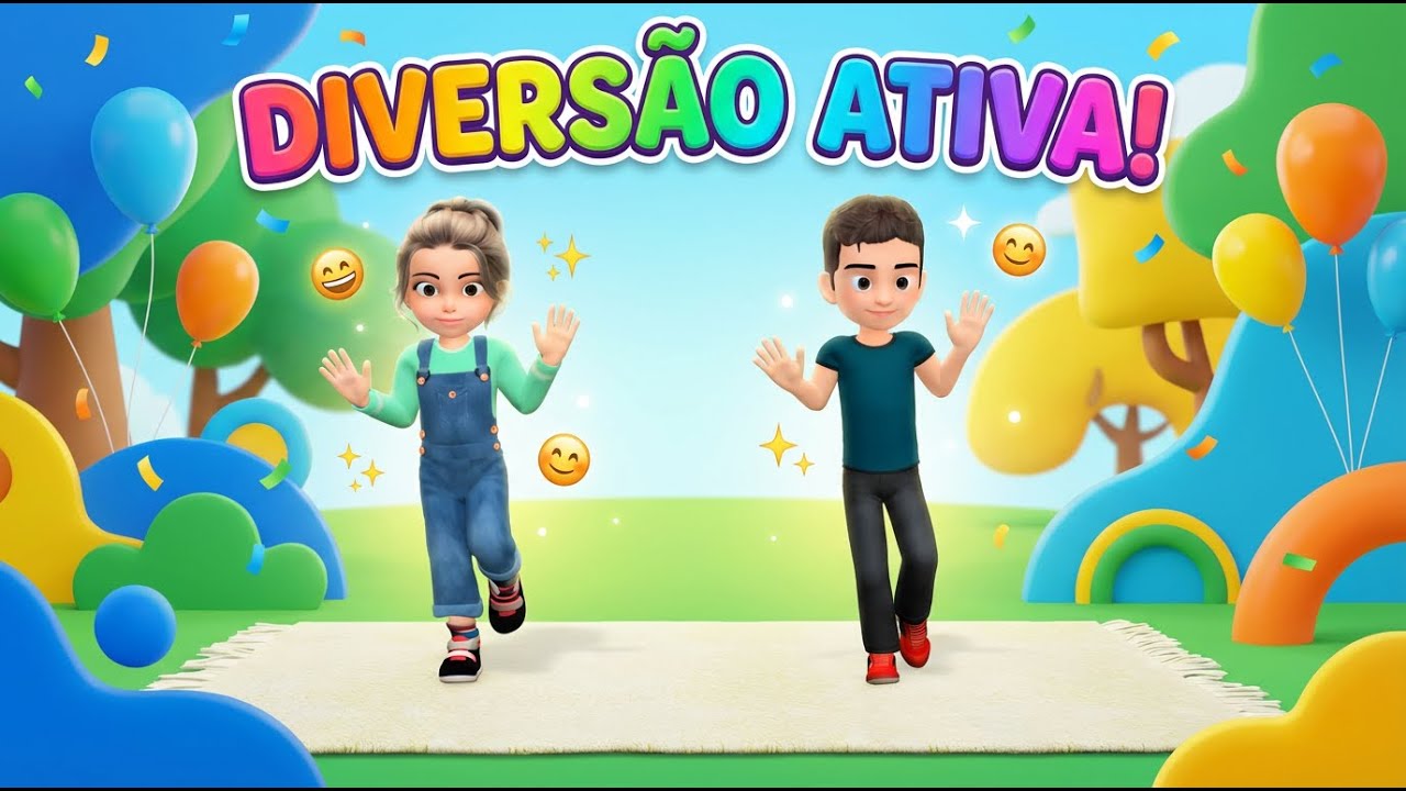 Diversão Ativa! Treino Indoor de 20 Min Para Crianças