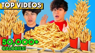 Craziest EATING CHALLENGES!  **INSANE!!** | Stokes Twins