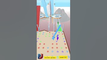 bridge race run io level 157 #gaming #bridgerunio #bridgerace #games #gameplay #mobilegamer #gamer