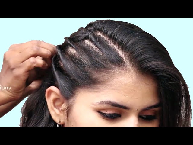 Perfect Wedding Party Hairstyles for Girls: Quick Open Hairstyle with a  Stunning PUFF - YouTube