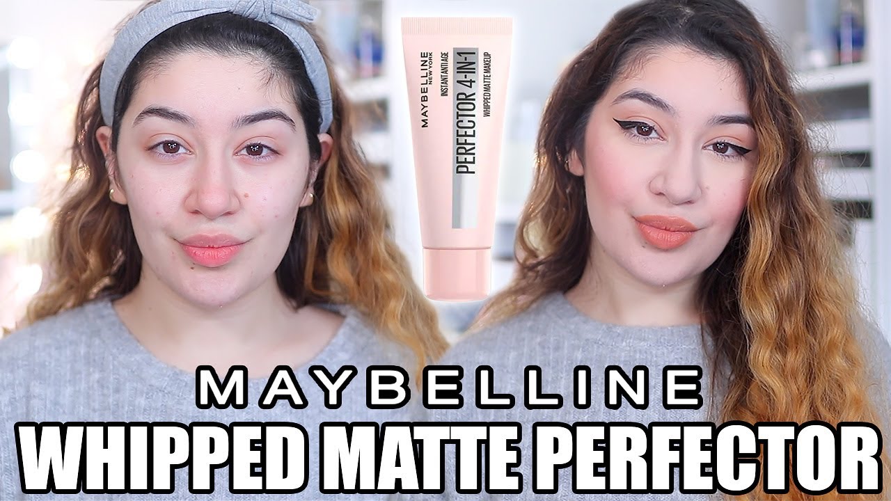 MAYBELLINE 4 in 1 INSTANT AGE REWIND WHIPPED MATTE PERFECTOR REVIEW -  YouTube