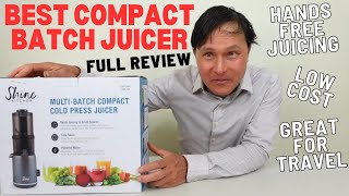 Shine Stainless Steel Free Compact Batch Juicer Unboxing Review
