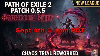 Path Of Exile 2 Patch 0 5 5 - Forbidden Rites Event League Sept 4th 1pm pdt