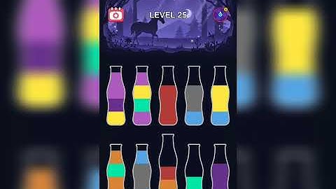 Water Sort Puzzle Level 25 Walkthrough Solution 