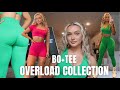 BO+TEE OVERLOAD COLLECTION TRY-ON HAUL &amp; REVIEW| seamless leggings spring 2022 activewear