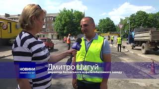 Ямковий ремонт дорогами Подільська