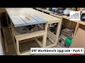 DIY workbench upgrade Part 1 Frame - UK garage/workshop conversion Titan TTB763TAS