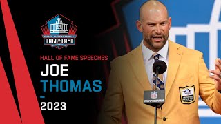 Joe Thomas' Full Hall of Fame Speech | 2023 Pro Football Hall of Fame | NFL