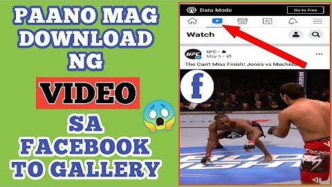 Paano Mag Download ng Video sa Facebook papunta sa Gallery | gamit ang cellphone