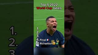 Top Five World Cup Goals 2022! #football #worldcup #soccer #shorts