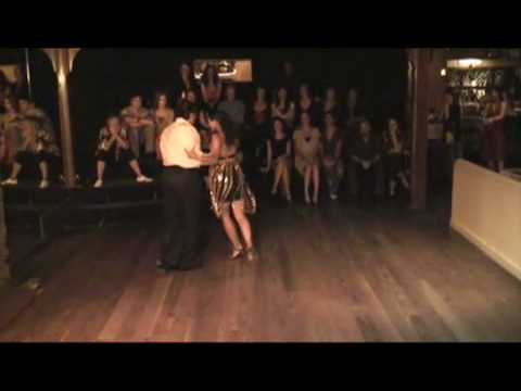 Joelle & Gawain dancing at CasaNuevo tango event i...