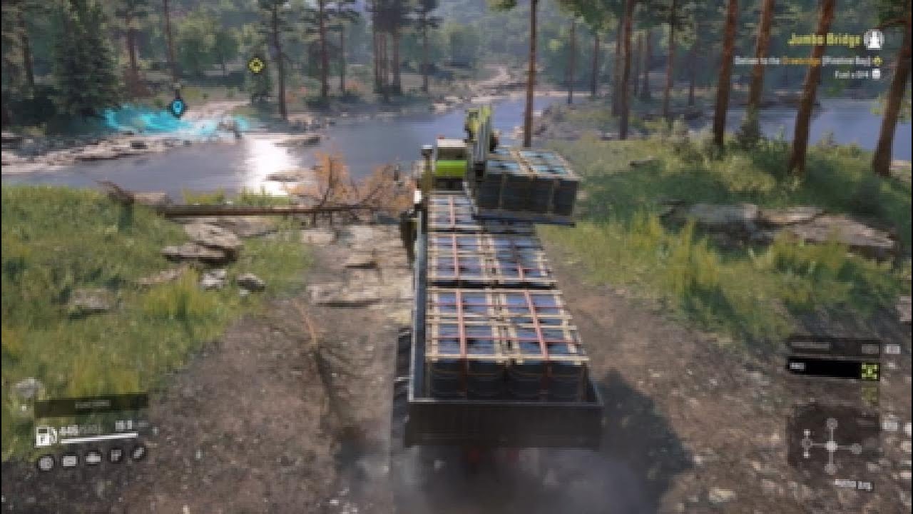 SnowRunner North Carolina, Jumbo Bridge. YouTube