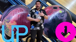 Difference Between A Bowling Ball Drilled Pin up and Pin Down | WHEN To Use Each!