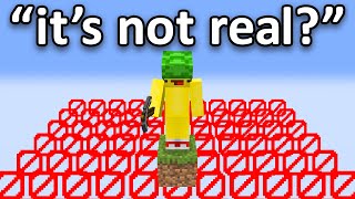 Minecraft but it's the TRUTH behind ONE BLOCK