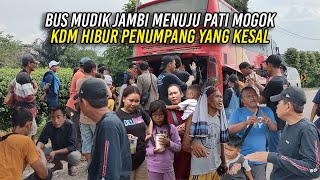 BUS MUDIK JAMBI MENUJU PATI MOGOK | KDM MENGHIBUR PENUMPANG YANG KESAL