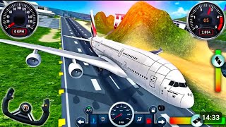 Charter Airoplane Boing plane Crash - Airoplane flight pilot simulator 3D - Android game  screenshot 4