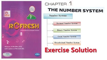 Ch-1 l The Number System l Refresh (Rise Series) Navneet l Std-7th