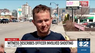 Witness describes chaos of fatal officer-involved shooting at Salt Lake City gas station