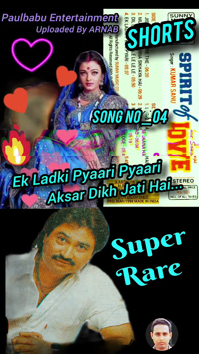 Ek Ladki Pyaari Pyaari / Kumar Sanu Rare Song / Spirit Of Love (1995) / Paulbabu