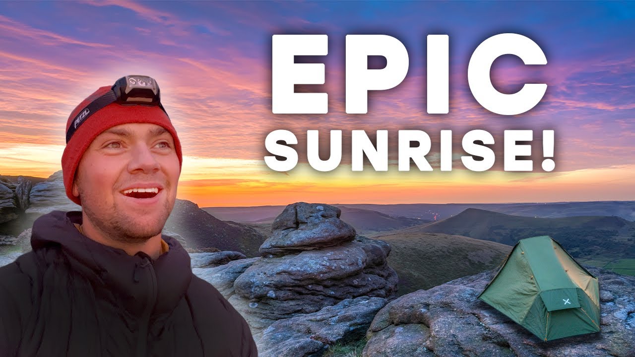 Epic Peak District Sunrise: Wild Camping & Photography!