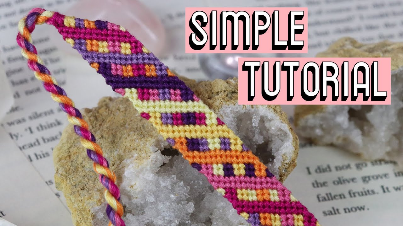 How to Make Simple Friendship Bracelets - RockyNook