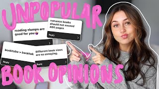 reading & reacting to your unpopular bookish opinions!