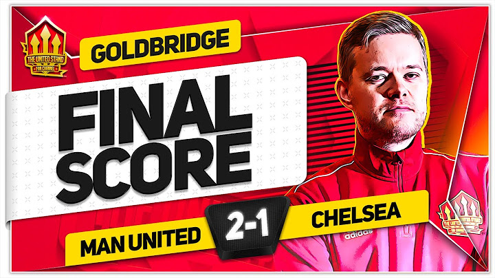 TEN HAG MASTERCLASS! MANCHESTER UNITED 2-1 CHELSEA! GOLDBRIDGE Reaction