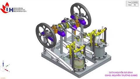 A SINGLE AND TWIN CYLINDER SIDE BEAM STEAM ENGINE