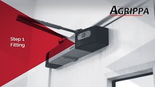 Step by step guide to installing the Agrippa fire door closer