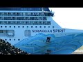 NORWEGIAN SPIRIT LEAVES BURNIE Harbour Beach