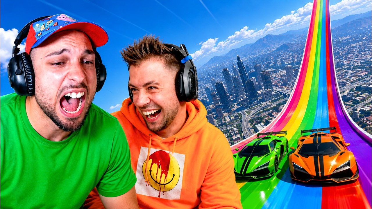 PEREIRA Y AURON JUEGAN CARRERAS DE GTA V!