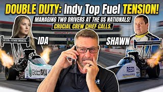 Indy Friday Double duty: Warmups + Track passes with Ida Zetterström & Shawn Reed !