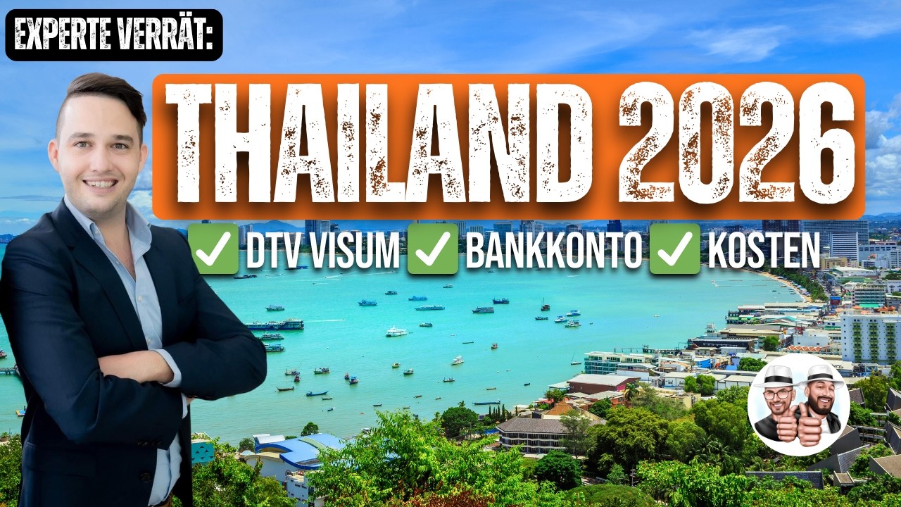 Auswanderer CHECK: Wie läuft das mit DTV, Bankkonto & Kosten Thailand?(Experte im Interview)