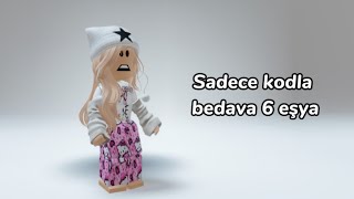 Sadece kodla 6 bedava eşya! #roblox #anasayfayaduş #selamyoutube  ~B✨ screenshot 2