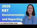 RBT Documentation and Reporting Practice Test 2026 (40 Questions with Explained Answers)