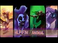 FIM:Daybreaker/Nightmare/Moon Queen/Chrysalis/Nightmare Rarity- Animal